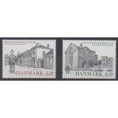 Denmark - 2009 - Nb 1544/1545 - Architecture