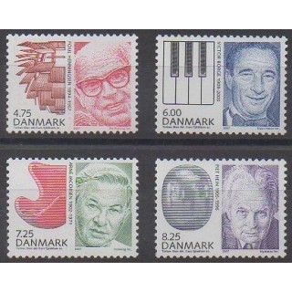 Acheter cette série de timbres du Danemark de l'année 2007 (No 1480/1483).