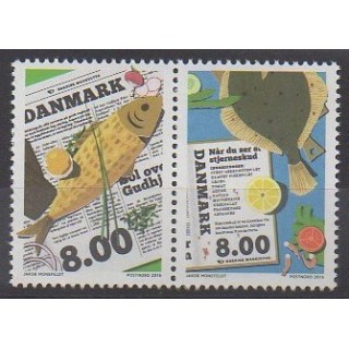 Buy this set of stamps of Denmark of the year 2016 (Nb 1821/1822).