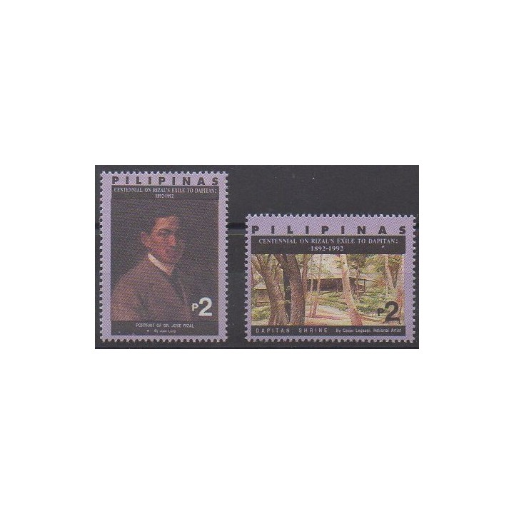 Acheter cette série de timbres des Philippines de l'année 1992 (No 1906/1907).