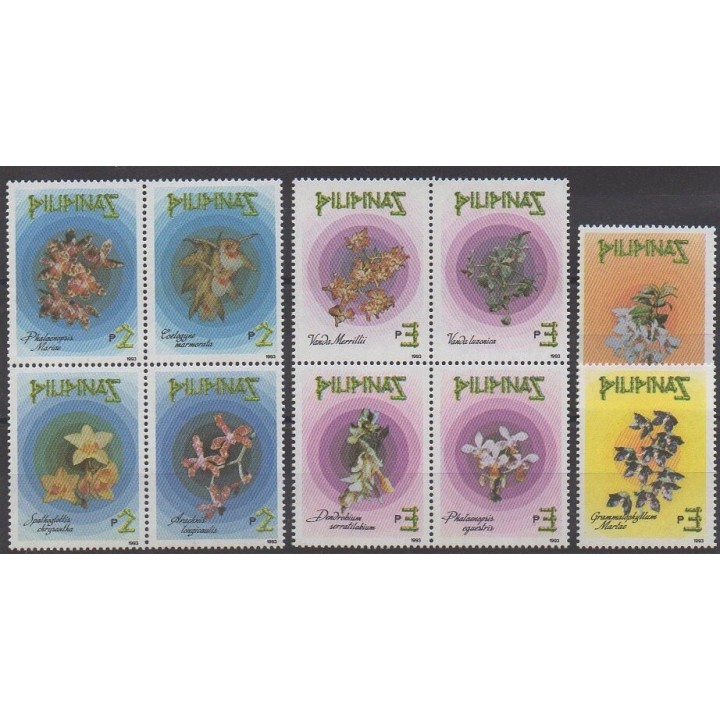 Acheter cette série de timbres des Philippines de l'année 1993 (No 1996/2005).