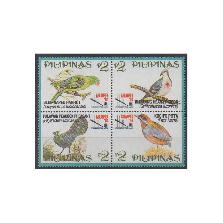 Buy this set of stamps of Philippines of the year 1994 (Nb 2112/2115).