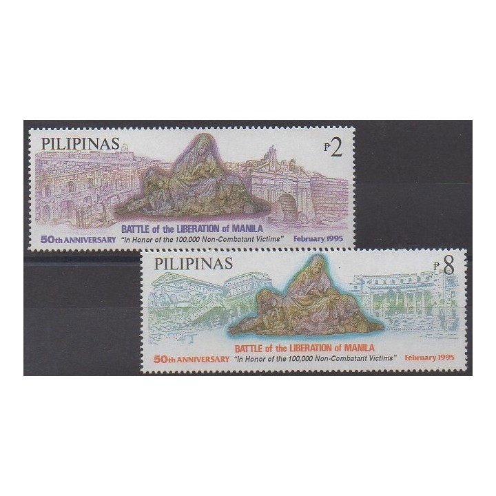 Acheter cette série de timbres des Philippines de l'année 1995 (No 2142/2143).