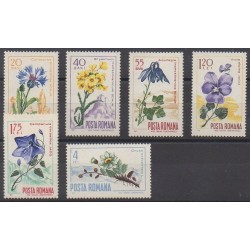 Romania - 1967 - Nb 2304/2309 - Flowers