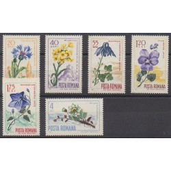 Roumanie - 1967 - No 2304/2309 - Fleurs