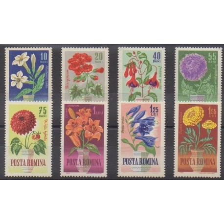 Roumanie - 1964 - No 1993/2000 - Fleurs