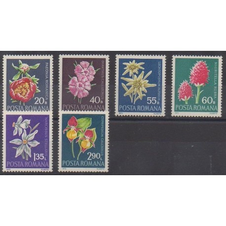 Romania - 1972 - Nb 2682/2687 - Flowers