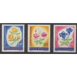 Roumanie - 1973 - No 2738/2740 - Fleurs
