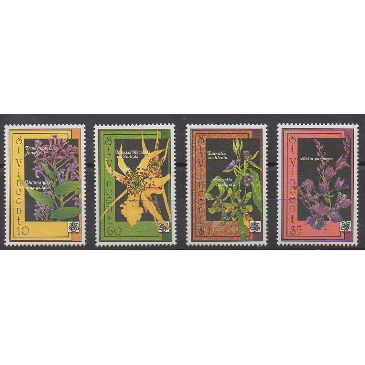 Buy this set of stamps of Saint Vincent of the year 1990 (Nb 1230A/1230D).