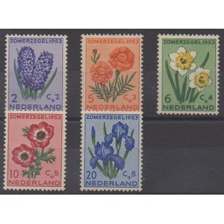 Acheter cette série de timbres des Pays-Bas de l'année 1953 (No 590/594). - Neuf avec charnière