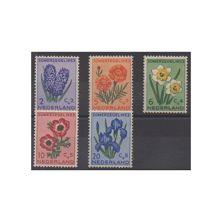 Acheter cette série de timbres des Pays-Bas de l'année 1953 (No 590/594). - Neuf avec charnière