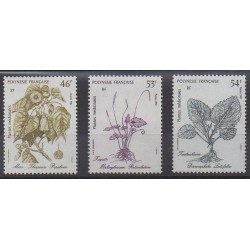 Polynesia - 1987 - Nb 285/287 - Flora