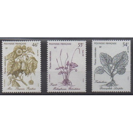 Polynésie - 1987 - No 285/287 - Flore