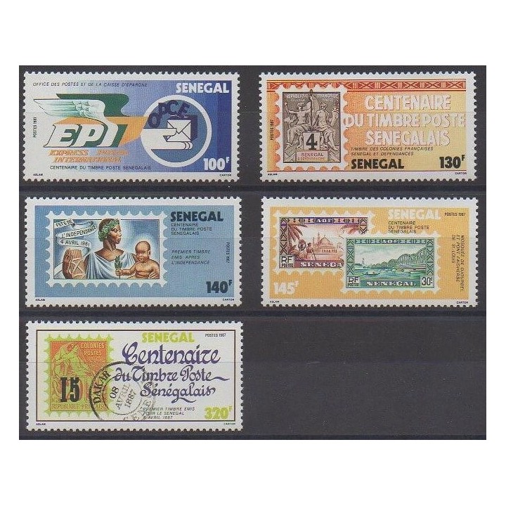 Acheter cette série de timbres du Sénégal de l'année 1987 (No 698/702).