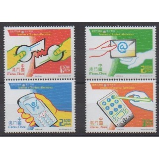 Acheter cette série de timbres de Macao de l'année 2001 (No 1053/1056).