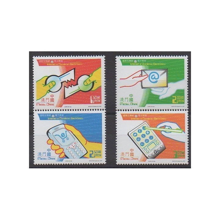 Buy this set of stamps of Macao of the year 2001 (Nb 1053/1056).