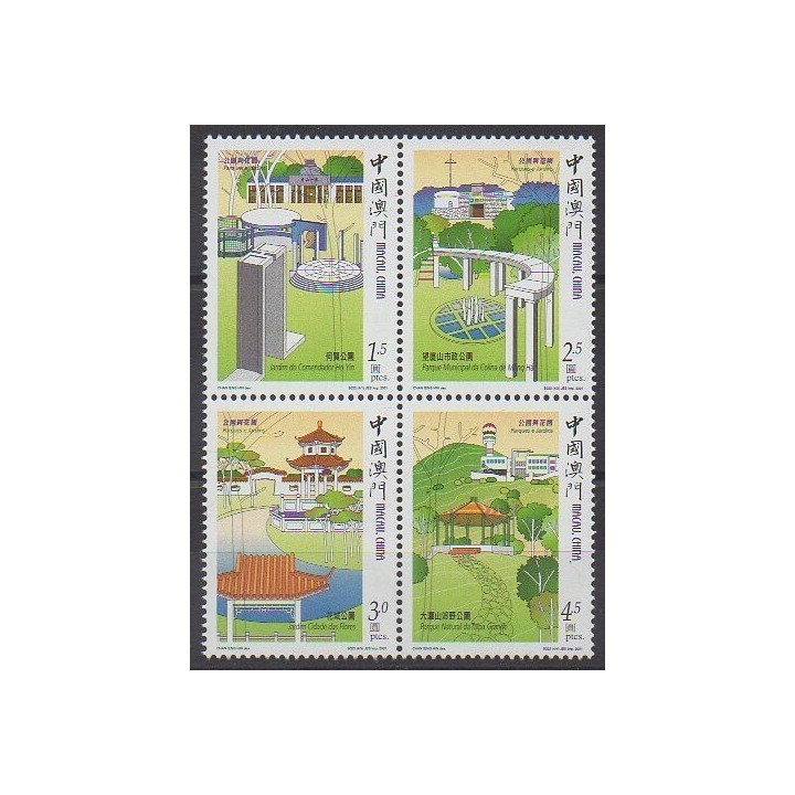 Acheter cette série de timbres de Macao de l'année 2001 (No 1073/1076).