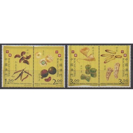Macao - 2003 - No 1150/1153 - Santé ou Croix-Rouge - Flore