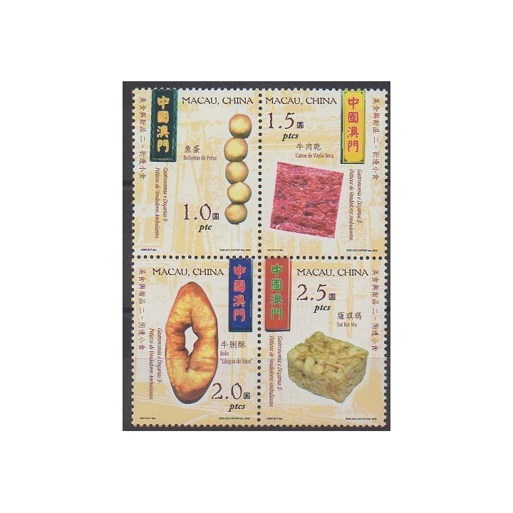 Buy this set of stamps of Macao of the year 2002 (Nb 1115/1118).