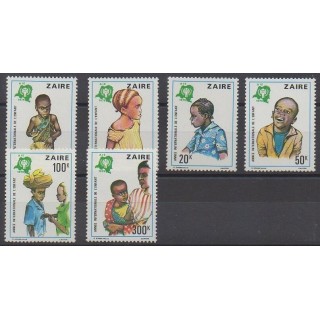 Buy this set of stamps of Zaire of the year 1979 (Nb 951/956).