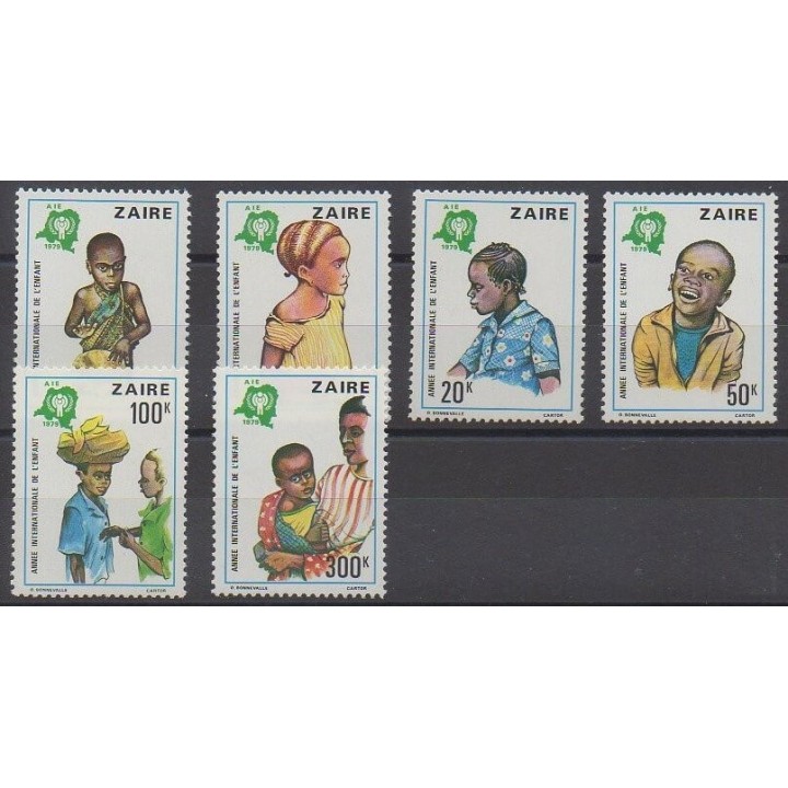 Buy this set of stamps of Zaire of the year 1979 (Nb 951/956).