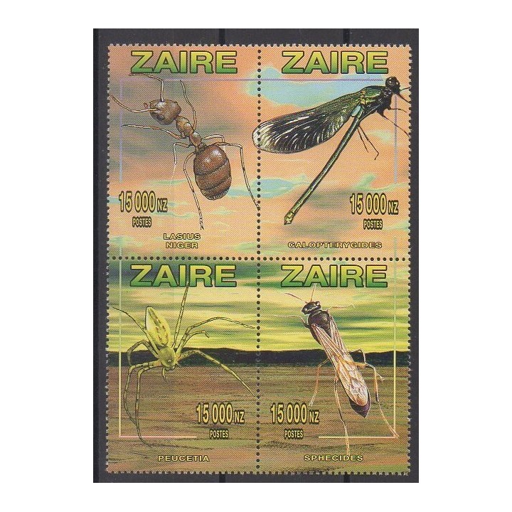 Buy this set of stamps of Zaire of the year 1996 (Nb 1435/1438).