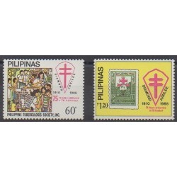 Philippines - 1985 - Nb 1457/1458 - Health or Red cross