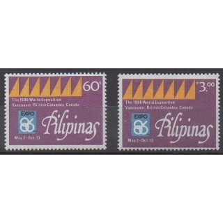 Acheter cette série de timbres des Philippines de l'année 1986 (No 1499/1500).