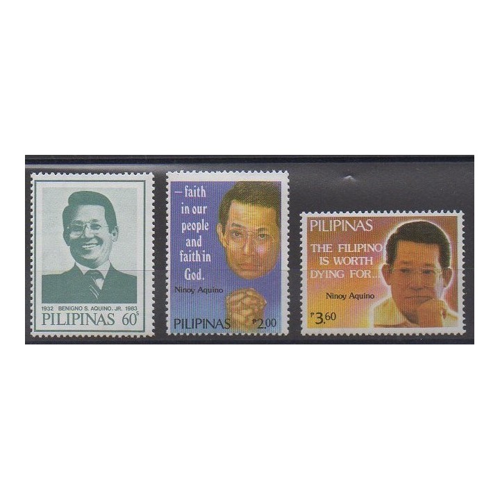 Acheter cette série de timbres des Philippines de l'année 1986 (No 1514/1516).