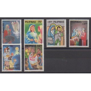 Acheter cette série de timbres des Philippines de l'année 1989 (No 1705/1710).