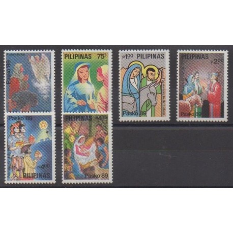 Philippines - 1989 - Nb 1705/1710 - Christmas