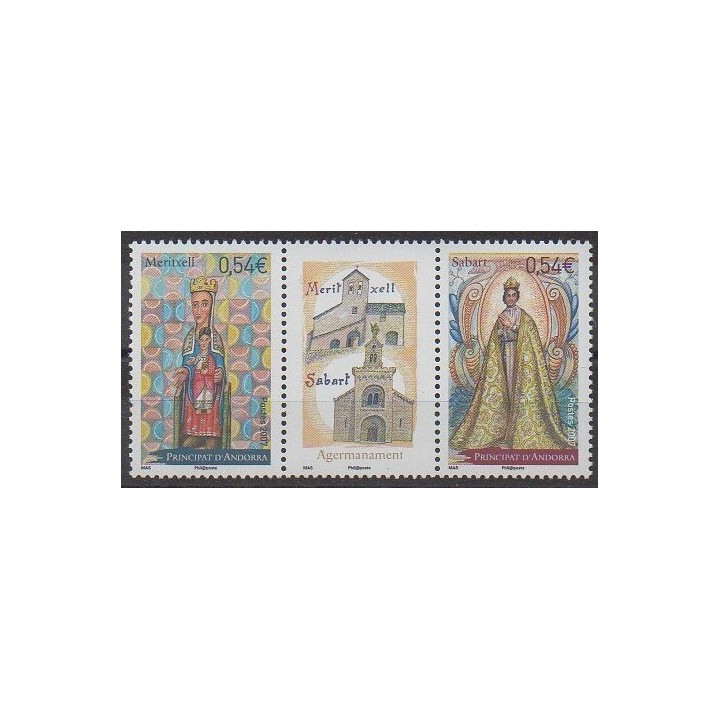 Buy this set of stamps of French Andorra of the year 2007 (Nb 641/642).