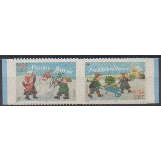 Acheter cette série de timbres de France de l'année 2001 (No 31/32).