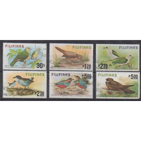 Philippines - 1979 - Nb 1110/1115 - Birds - Used