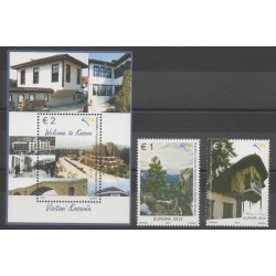 Timbres - monuments - Kosovo - 2012 - No 107/108 - BF 14