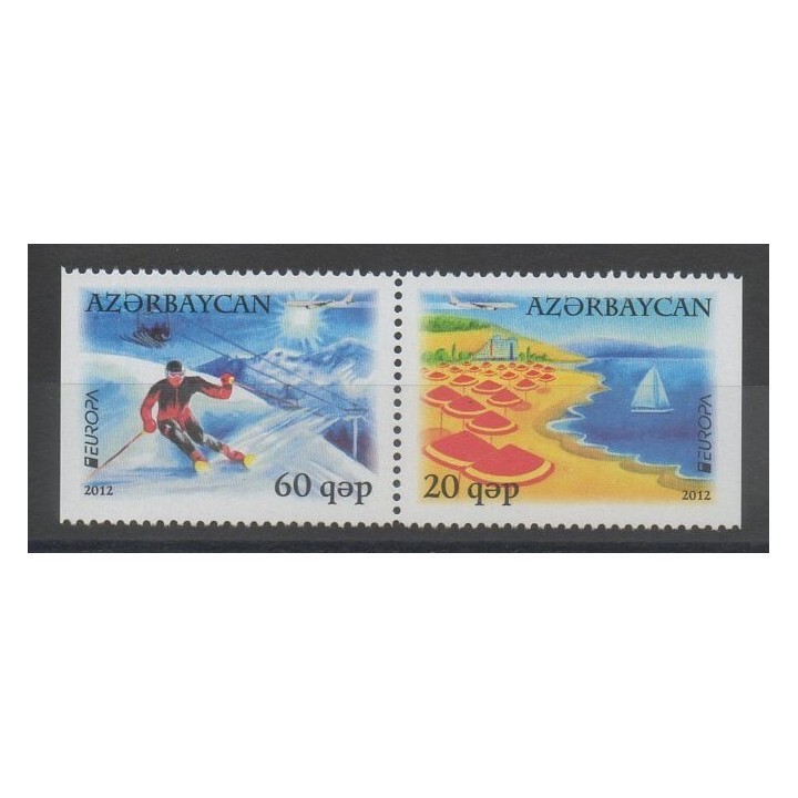 Timbres - sites  - Azerbaïdjan - 2012 - No 783a/784a