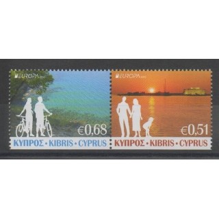 Timbres - sites  - Chypre - 2012 - No 1245a/1246a