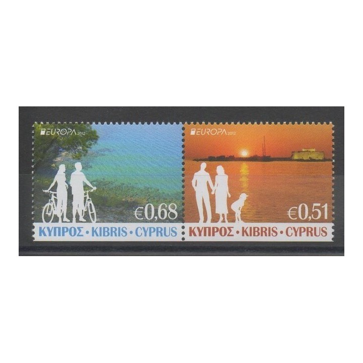 Timbres - sites  - Chypre - 2012 - No 1245a/1246a