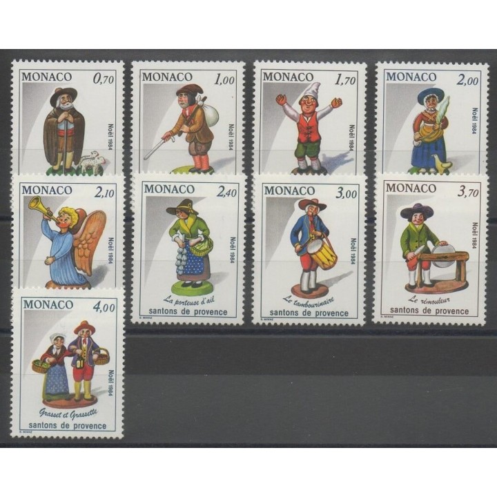 Timbres - Noël - Monaco  - 1984 - No 1437/1445