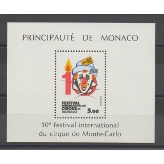 Timbres - cirque - Monaco  - 1984 - No BF 29