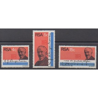 Acheter cette série de timbres d'Afrique du Sud de l'année 1973 (No 347/349).