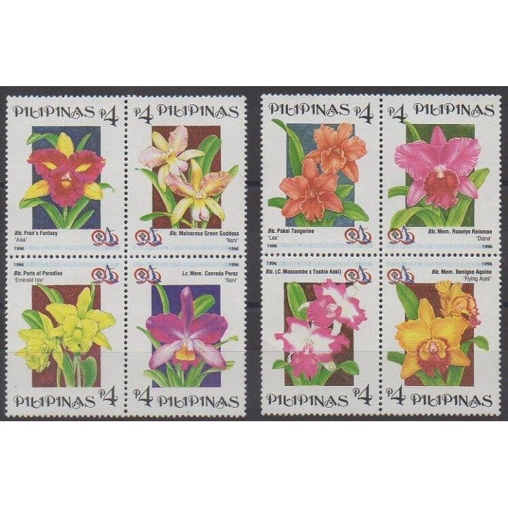 Acheter cette série de timbres des Philippines de l'année 1996 (No 2326/2333).