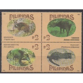 Buy this set of stamps of Philippines of the year 1995 (Nb 2146/2149).