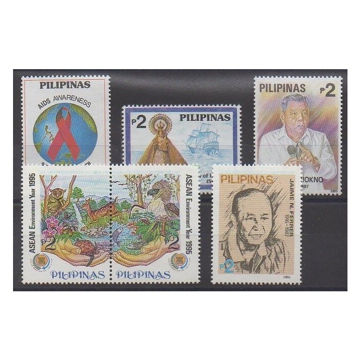 Buy this set of stamps of Philippines of the year 1995 (Nb 2167/2172).