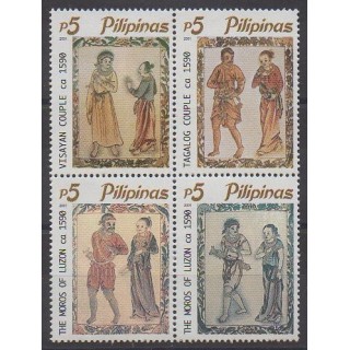 Acheter cette série de timbres des Philippines de l'année 2001 (No 2672/2675).
