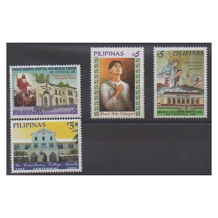 Buy this set of stamps of Philippines of the year 2002 (Nb 2730/2733).