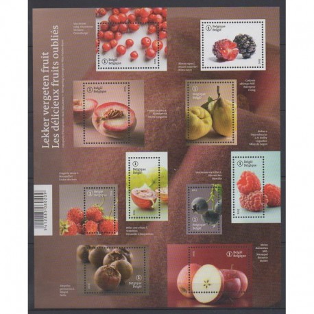 Belgium - 2015 - Nb 4508/4517 - Fruits or vegetables