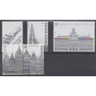 Buy this set of stamps of Belgium of the year 2014 (Nb 4420/4424).