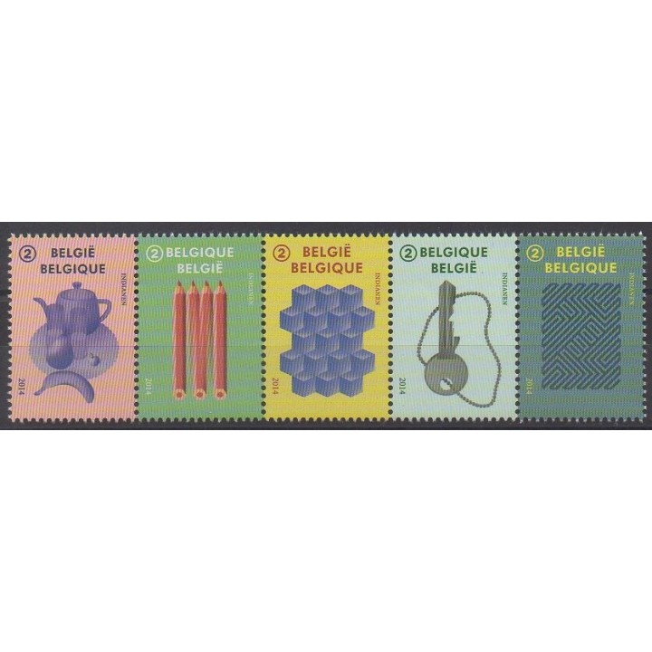 Buy this set of stamps of Belgium of the year 2014 (Nb 4441/4445).