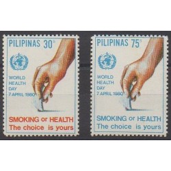 Philippines - 1980 - No 1188/1189 - Santé ou Croix-Rouge
